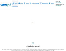Tablet Screenshot of carepointdentalmn.com